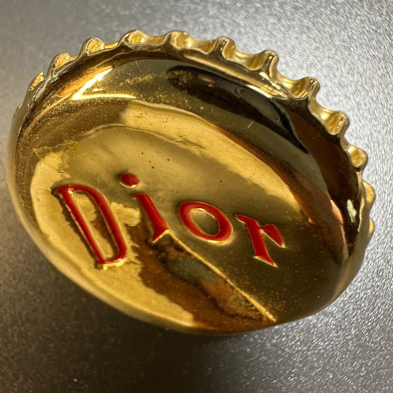 希少】ディオール レディース スカーフ リング ビンの蓋モチーフ GT-S