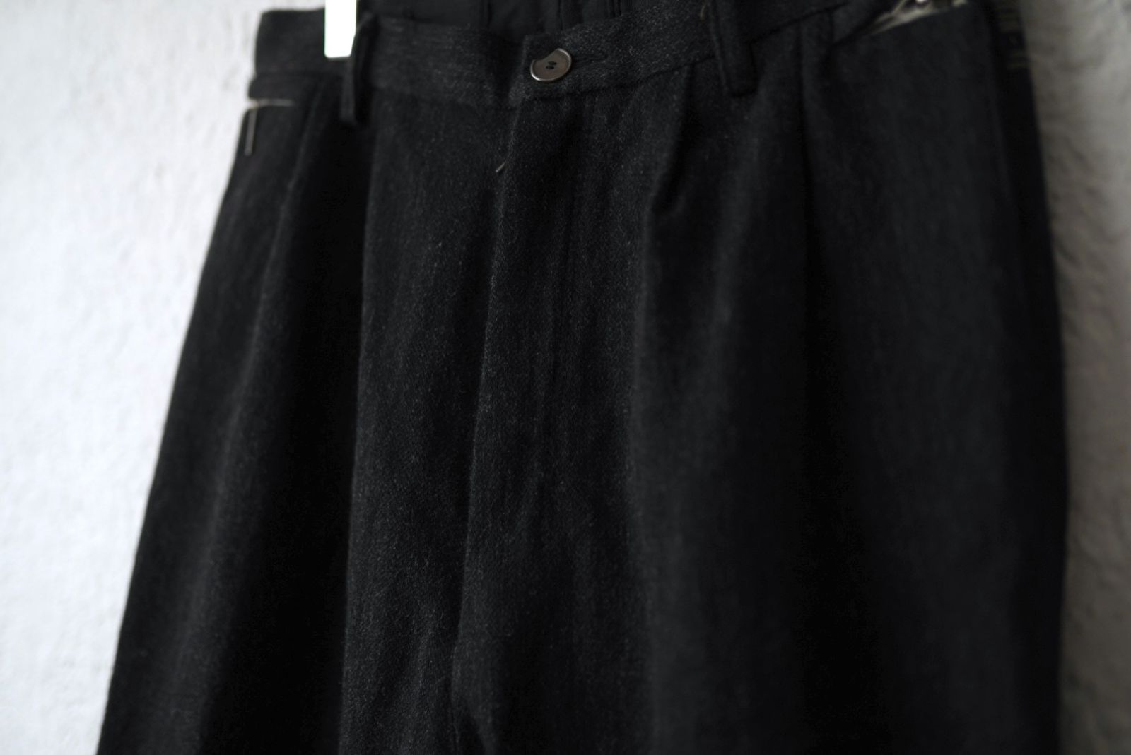 taichimurakami　ウールトラウザーズ 21AW LOW CROTCH TROUSERS ウールツイードトラウザーズパンツ / taichi