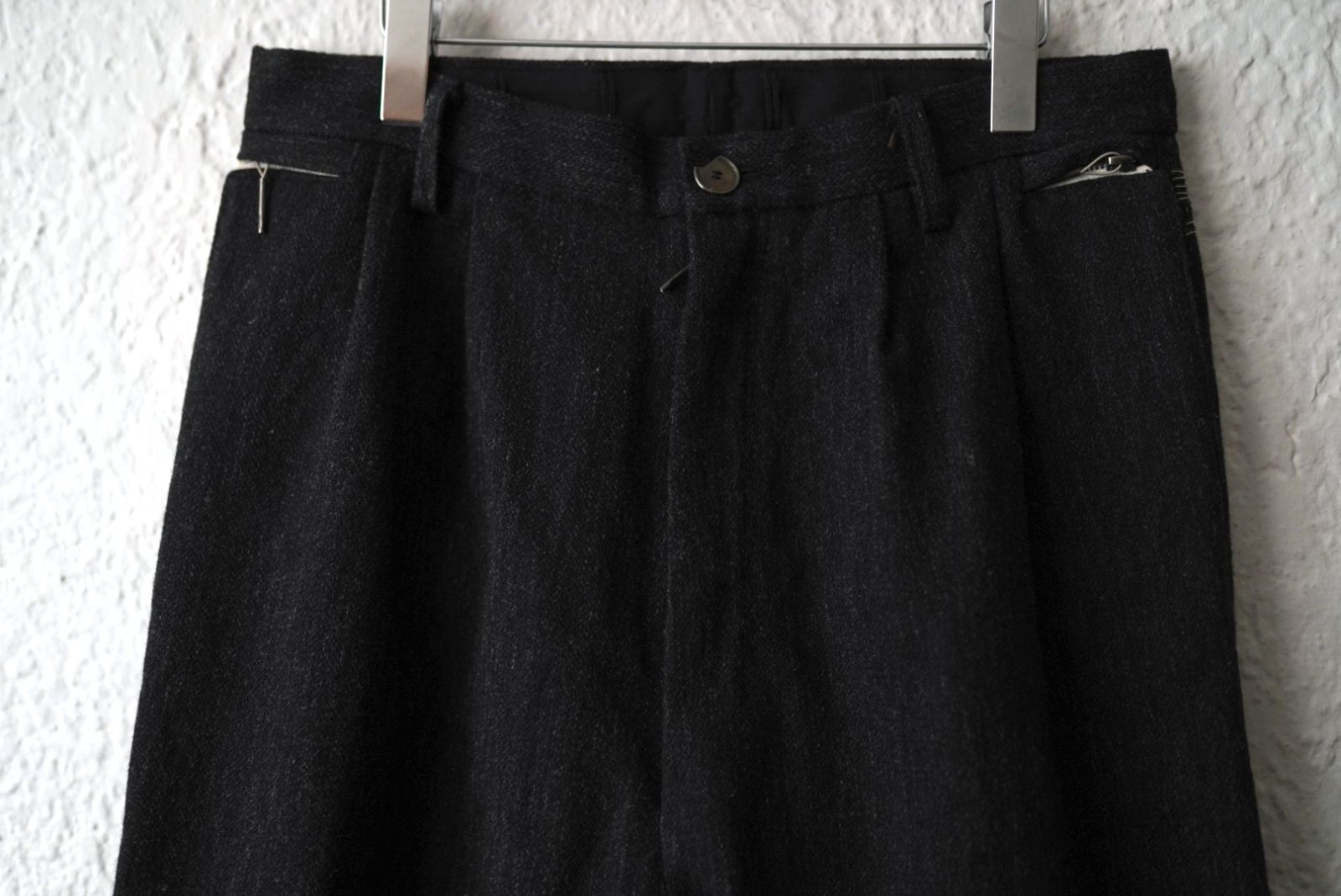 taichimurakami　ウールトラウザーズ 21AW LOW CROTCH TROUSERS ウールツイードトラウザーズパンツ / taichi