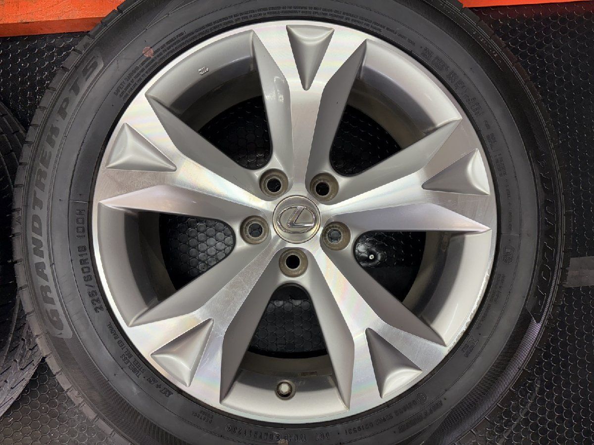 DUNLOP GRANDTREK PT5 225/60R18】夏タイヤ【LEXUS NX バージョンL
