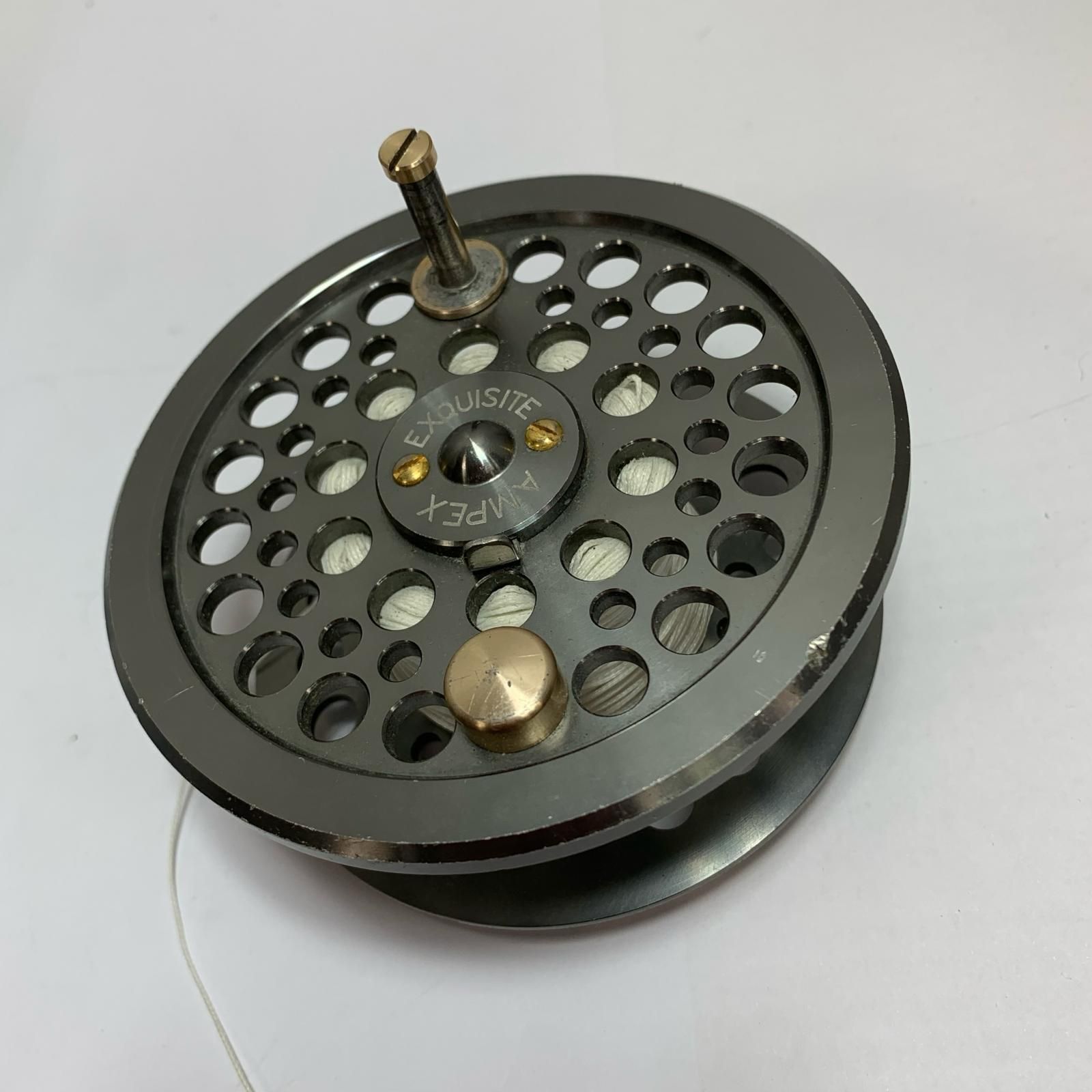 AMPEX フライリール ポーチ、替えスプール付 キズあり 売れ筋 SK-Ⅳ