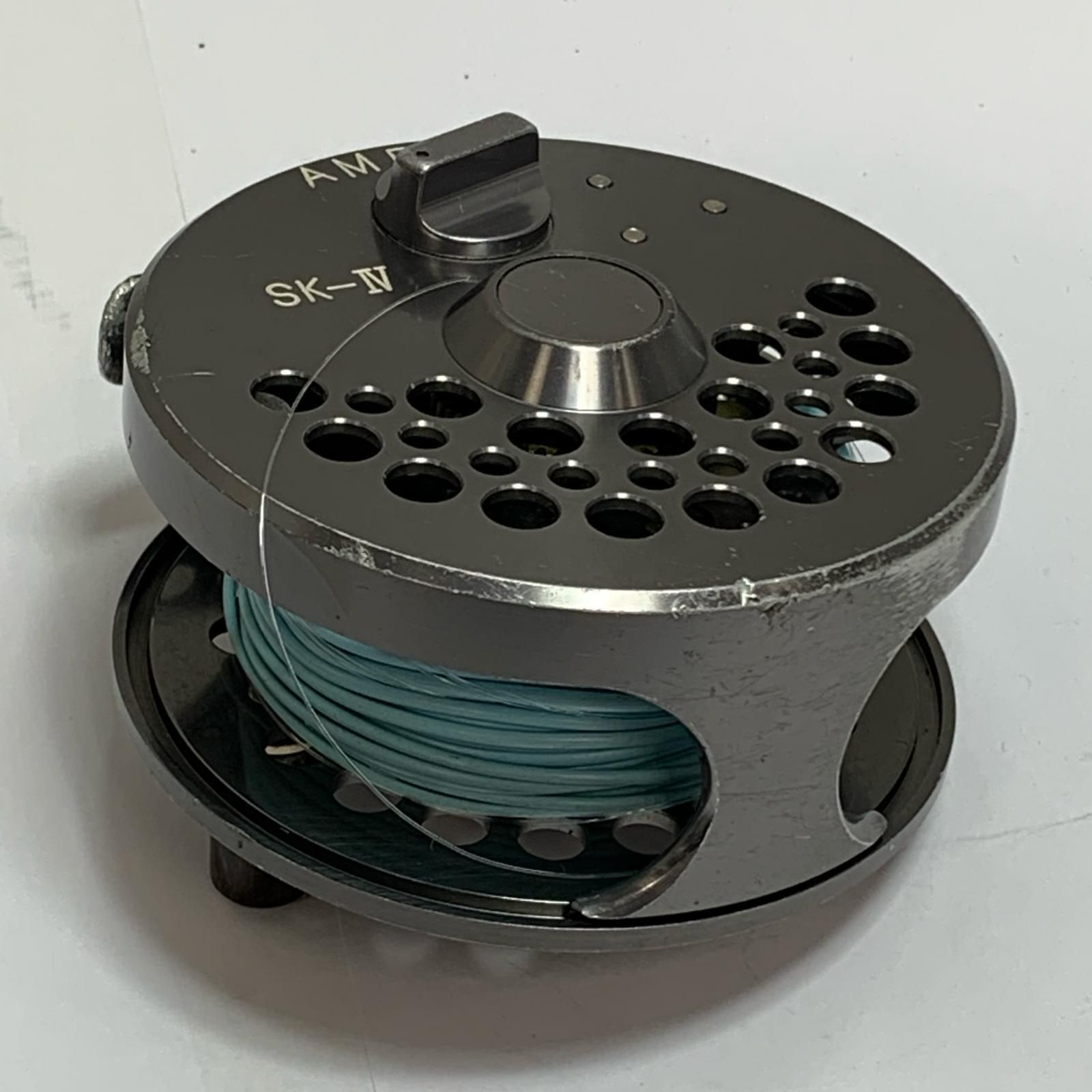 AMPEX フライリール ポーチ、替えスプール付 キズあり 売れ筋 SK-Ⅳ