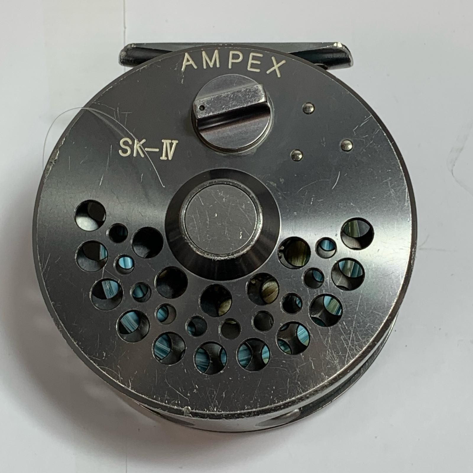 AMPEX フライリール ポーチ、替えスプール付 キズあり 売れ筋 SK-Ⅳ