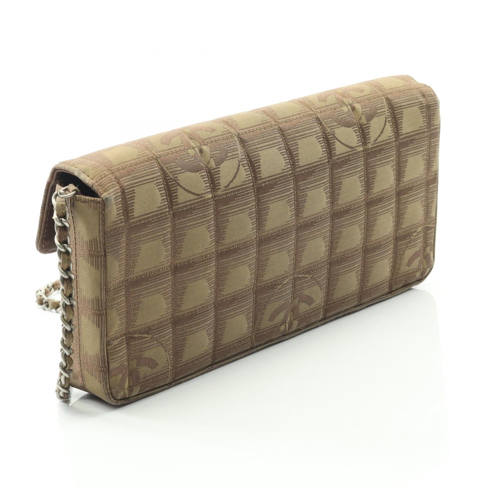 CHANEL シャネル ニュートラベルライン チョコバー ショルダーバッグ