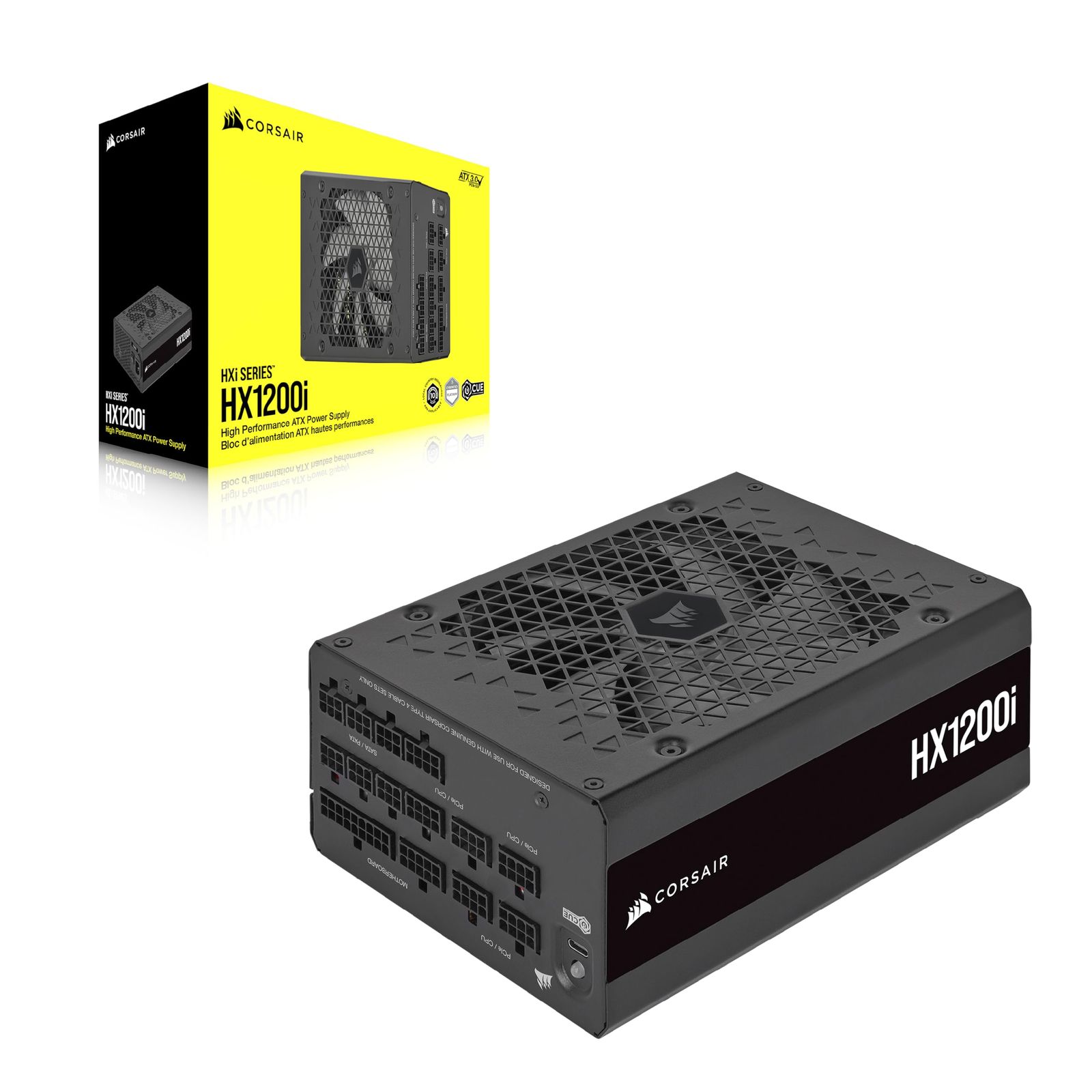 CORSAIR HX1200i 1200W PC電源ユニット [80PLUS PLATINUM] RTX4090