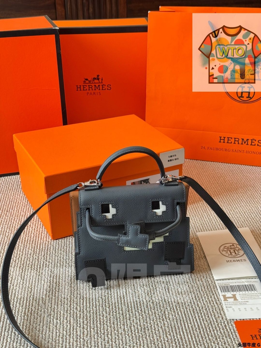 今日特価】Herm?s エルメス ケリードール ミレニアムドールバッグ 手掌