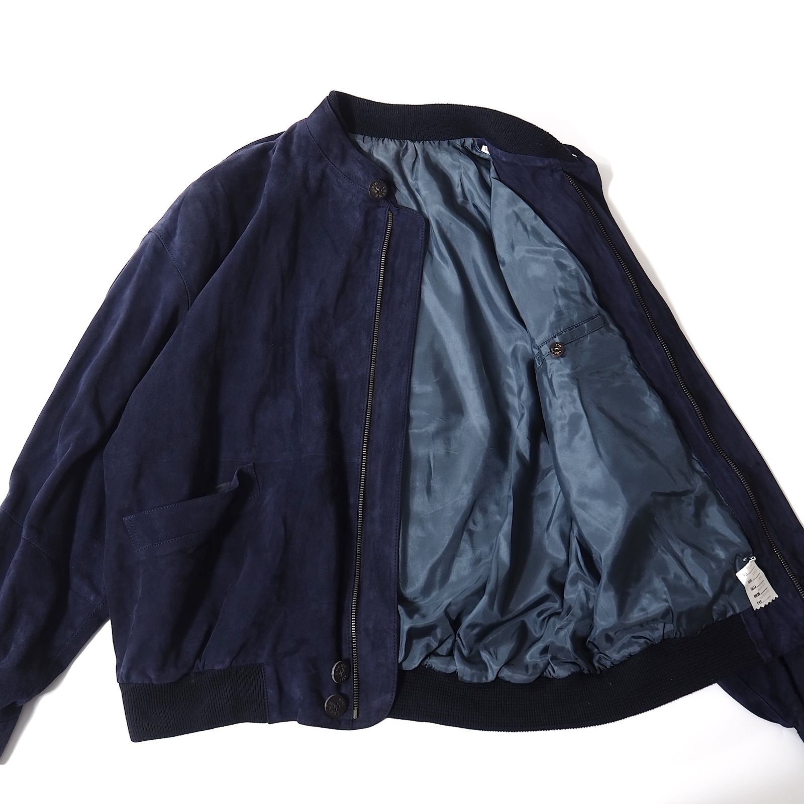ロエベ LOEWE ヴィンテージ スペイン製 スエード レザー ジャケット 48 