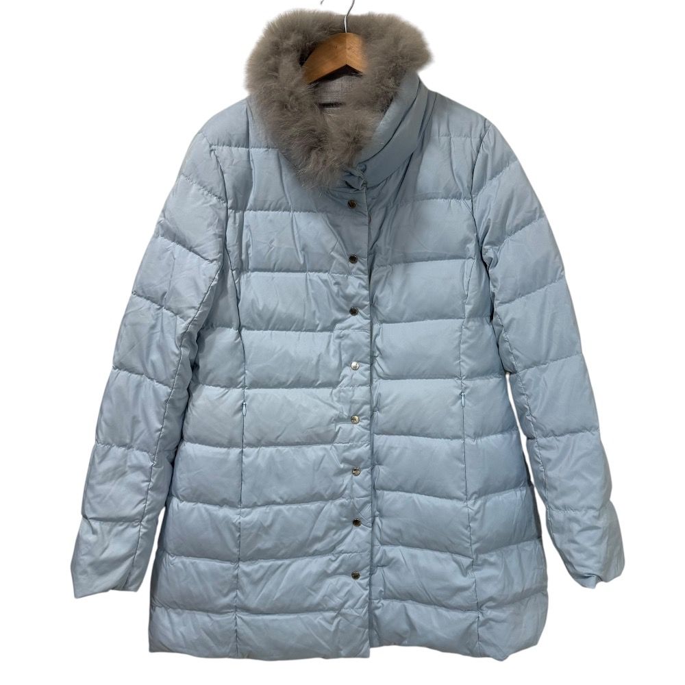 美品】Aquascutum アクアスキュータム フォックスファー ダウンコート