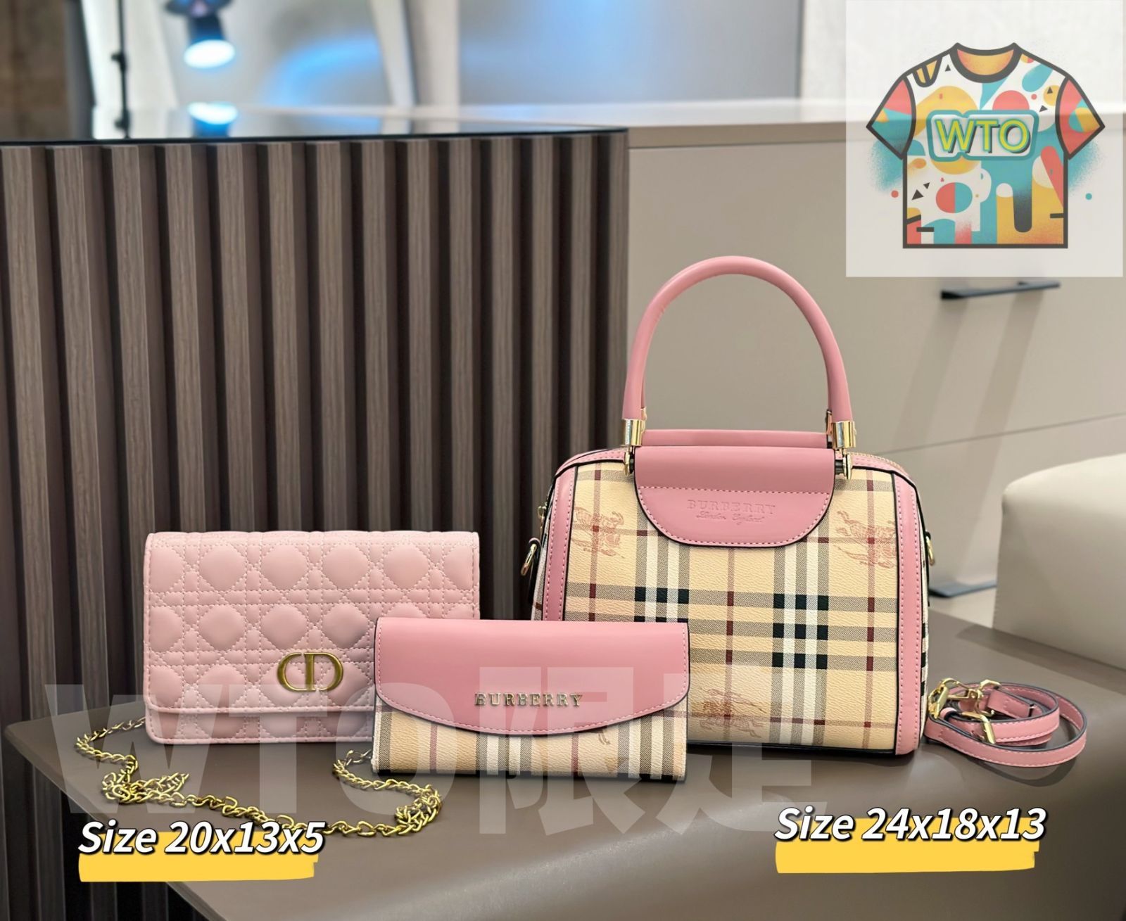 今日特価】Burberry セリーヌ、Dior ディオール、コンビパック、3つ