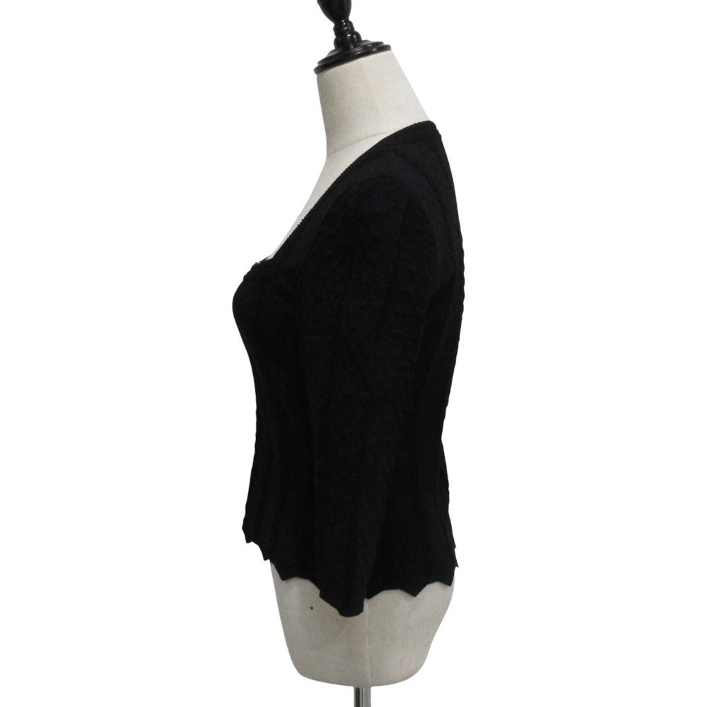 ALAIA アライア ニットカーディガン ヴィンテージ ブラック 8 ALAIA アライア ニットカーディガン ヴィンテージ ブラック 8 ALAIA