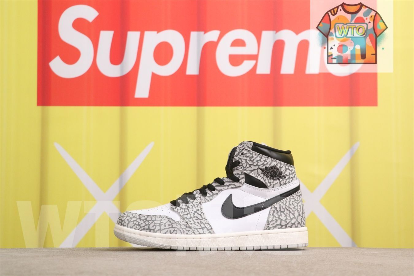 エアジョーダン1 セメント　26.5 ストリート　アメカジ　即日発送可能！ エアジョーダン1 セメント 26.5 ストリート アメカジ 即日発送可能