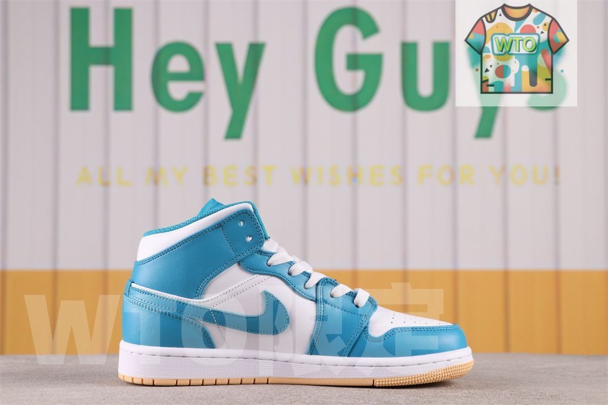 ナイキ エアジョーダン1 ミッド アクアトーンDQ8426-400 - メルカリ