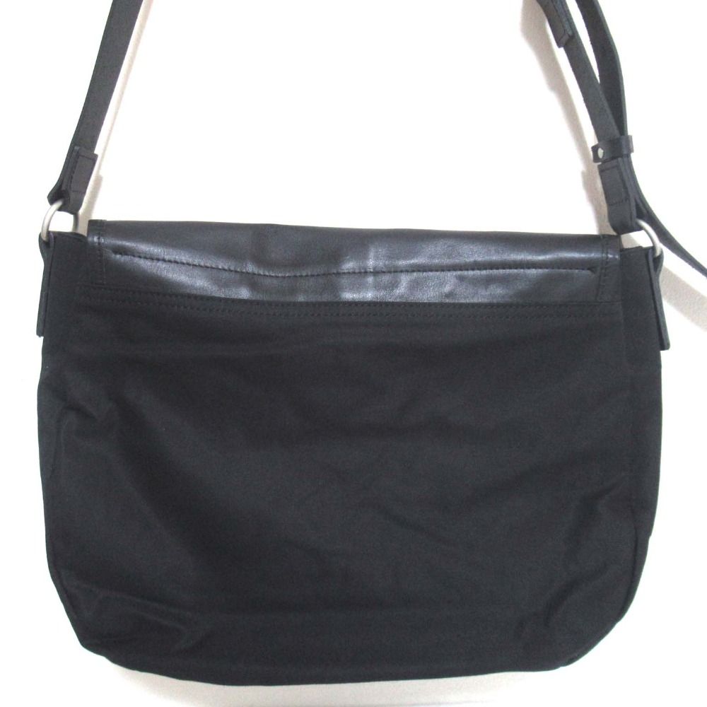 美品 PORTER×MARGARET HOWELL ポーター×マーガレットハウエル クロスボディ フラップ ショルダーバッグ ブラック メンズ レディース 古着 中古 USED 美品 PORTER×MARGARET HOWELL ポーター×マーガレットハウエル クロス