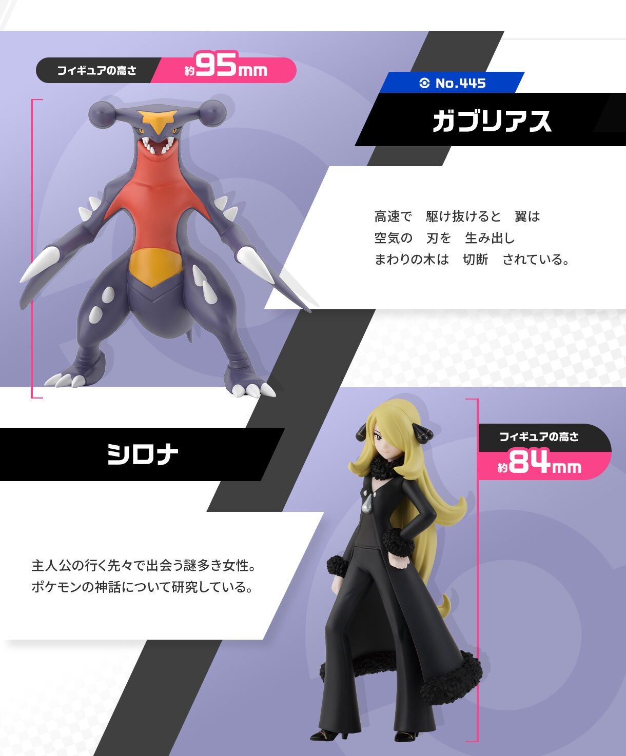 ポケモンスケールワールド シンオウ地方 シロナ＆ガブリアス 【公式通販】