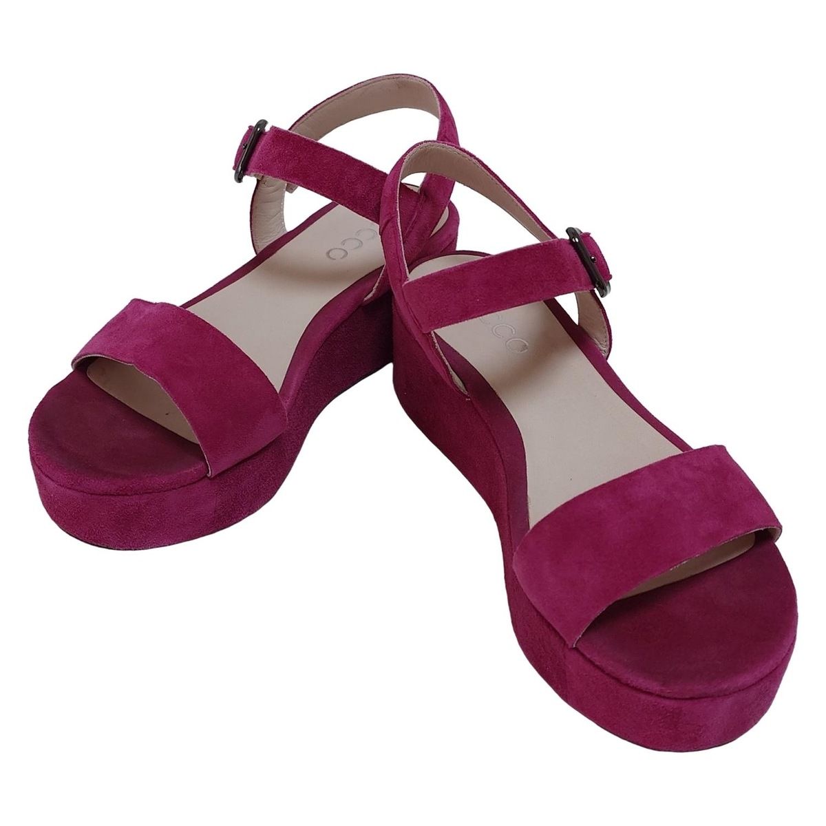 ECCO(エコー) サンダル 37 レディース - ピンク