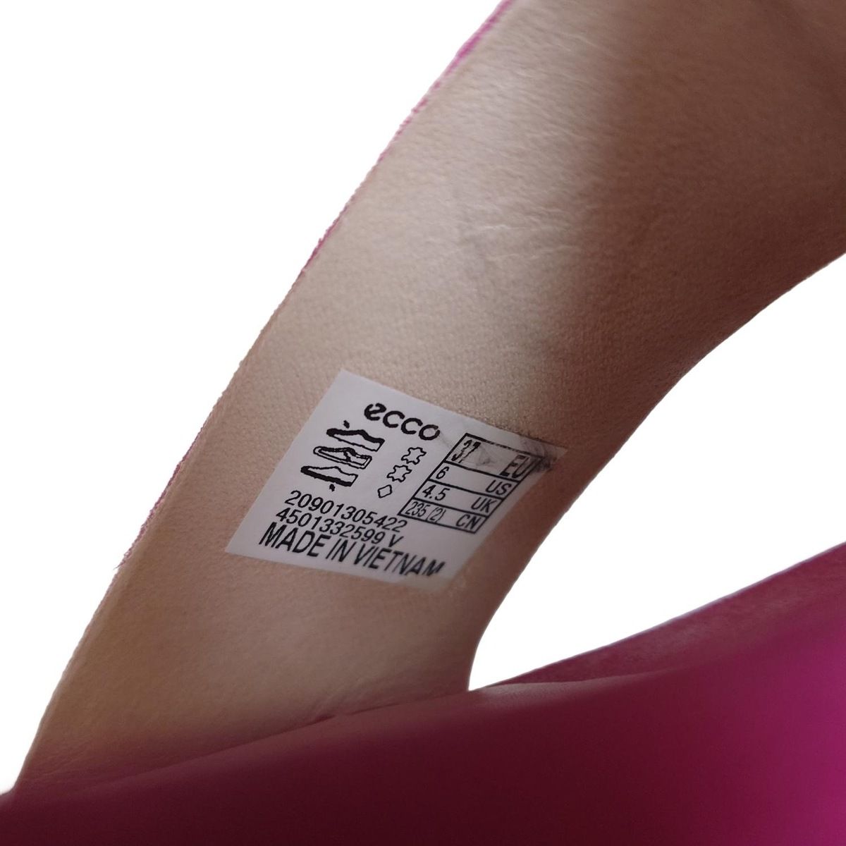 ECCO(エコー) サンダル 37 レディース - ピンク