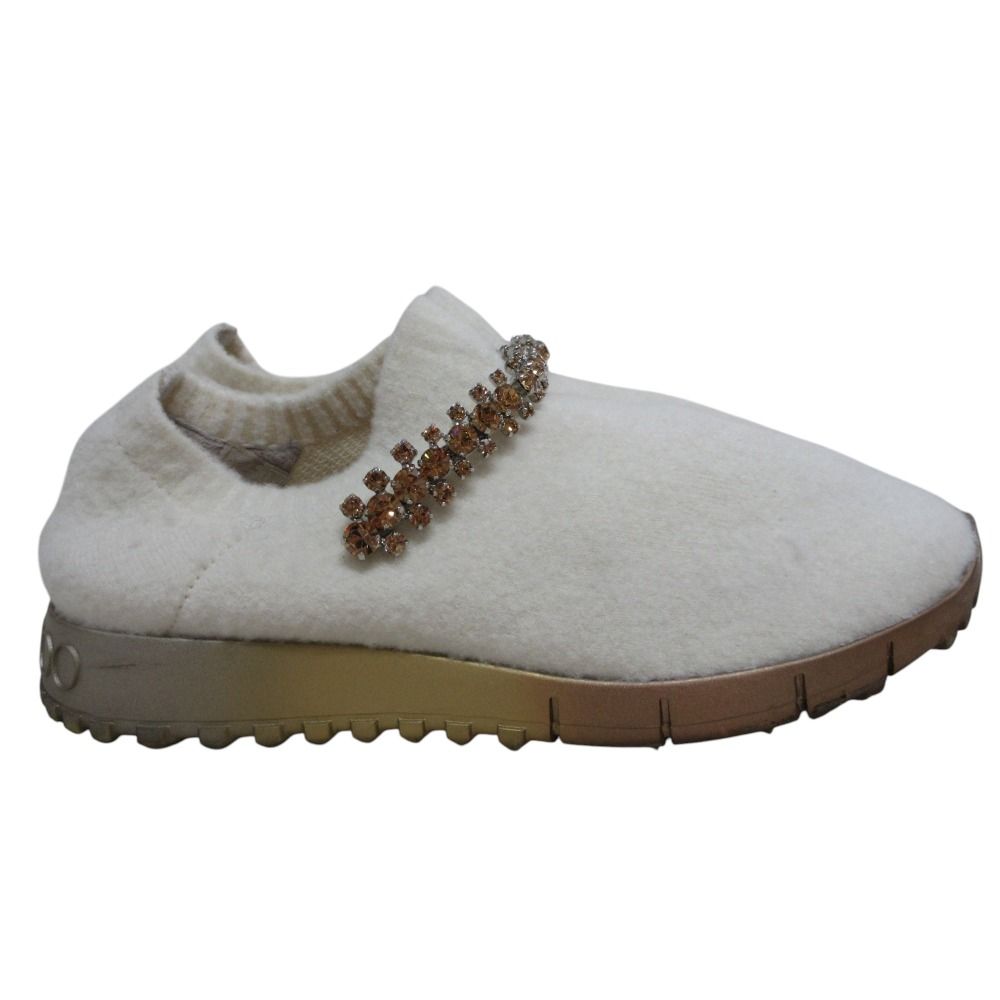 良品 JIMMY CHOO ジミーチュウ VERONA ヴェローナ ビジュー ニット