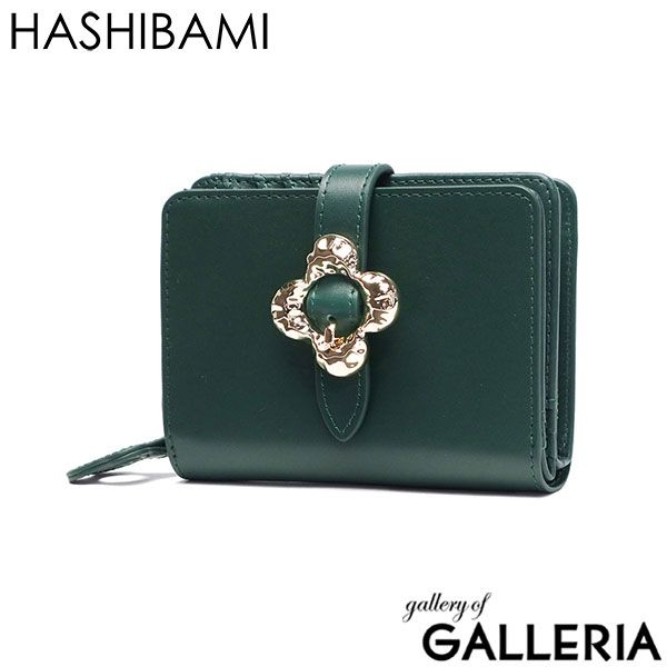 ハシバミ 二つ折り財布 レディース ブランド HASHIBAMI 財布 本革 革