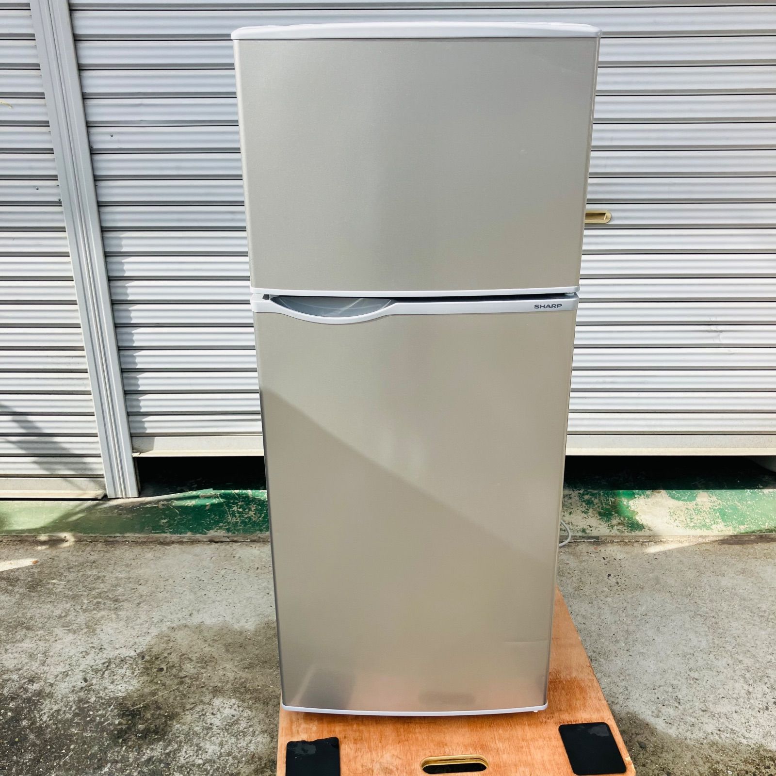 11h29. SHARP ノンフロン冷凍冷蔵庫　SJ-H13E-S 2021年製 冷蔵庫 シルバー系 SJ-H13E-S [128L /2ドア /右開きタイプ] [冷凍室