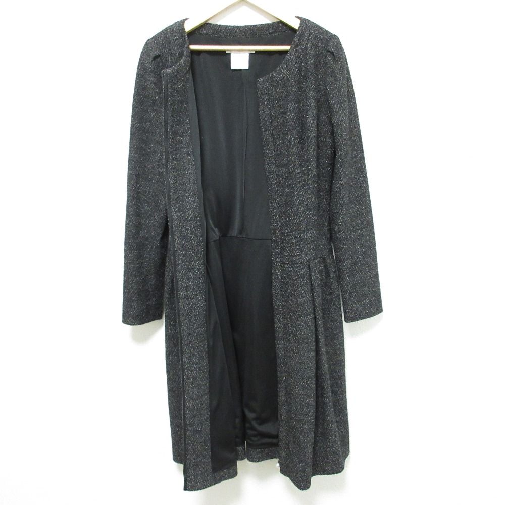 美品 Rene ルネ ツイード パールジップ コート 6746170 サイズ36