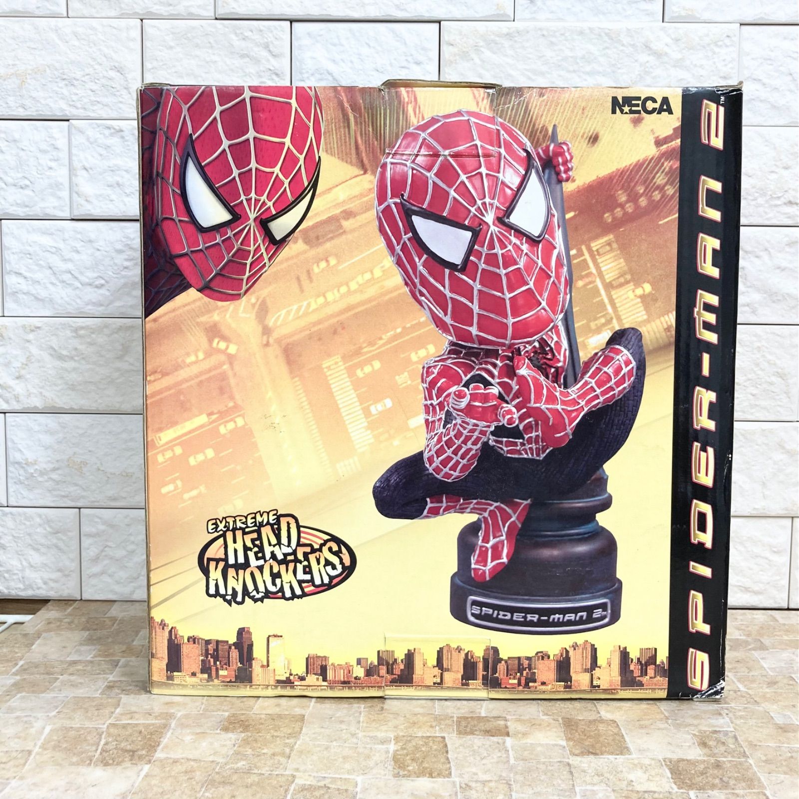 スパイダーマン2 ヘッドノッカー 首振り人形 フィギュア SPIDER-MAN スパイダーマン2 エクストリームヘッドノッカーズ SPIDER-MAN2 EXTREME
