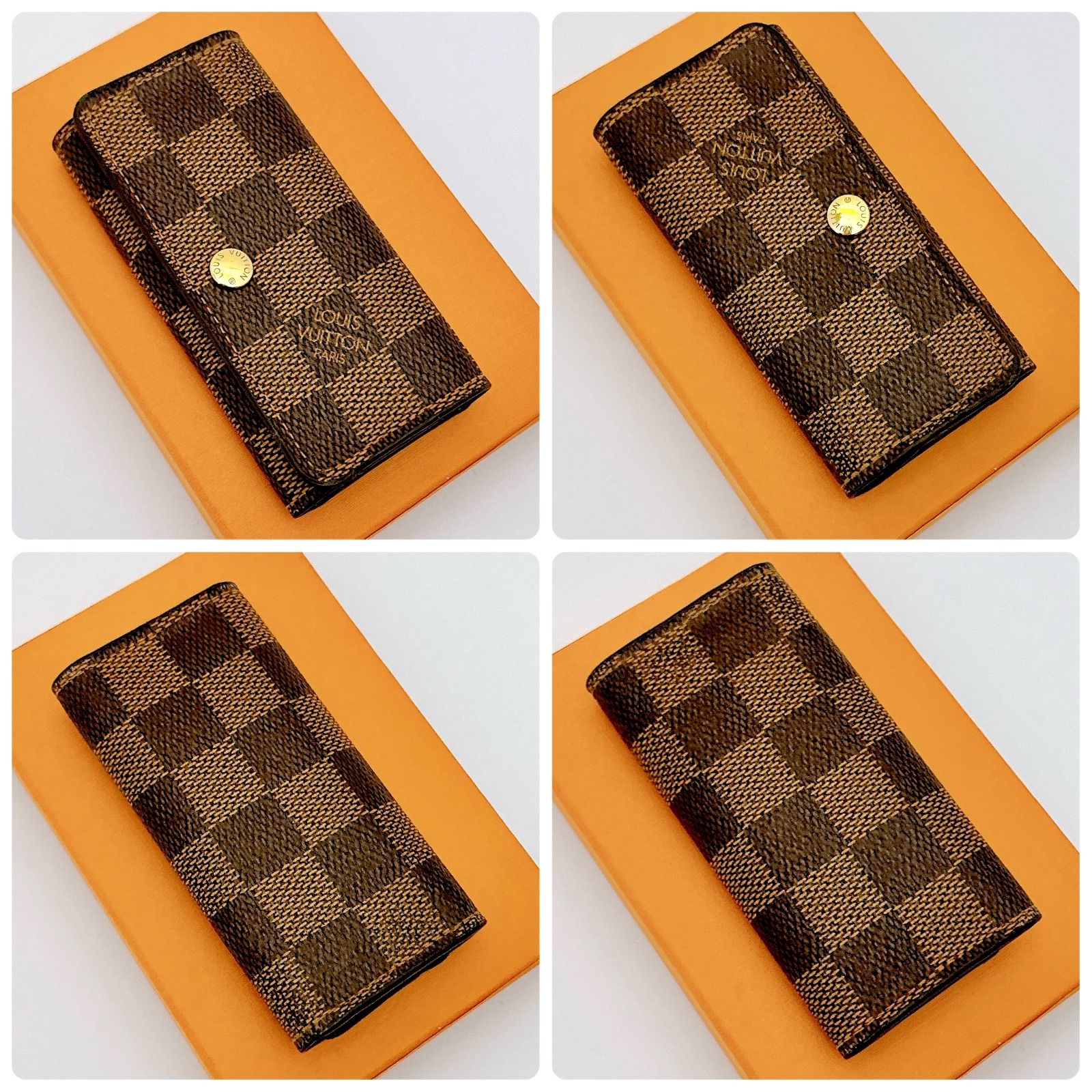 ルイヴィトン LOUIS VUITTON キーケース 4連 ミュルティクレ ダミエ