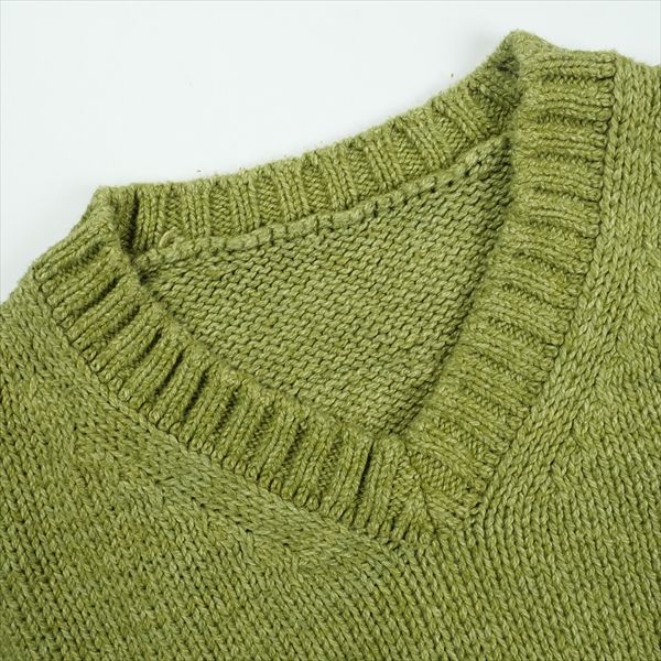 Size【L】 TENDERLOIN テンダーロイン V NECK COTTON KNIT OLIVE