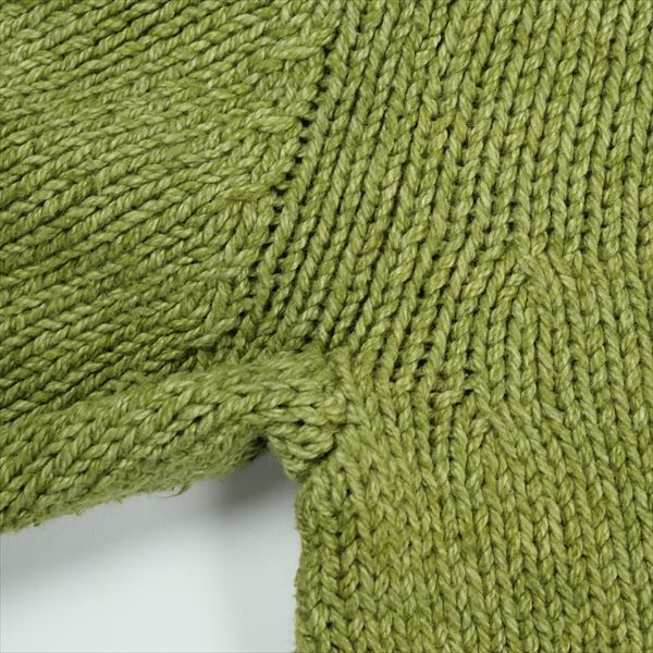 Size【L】 TENDERLOIN テンダーロイン V NECK COTTON KNIT OLIVE