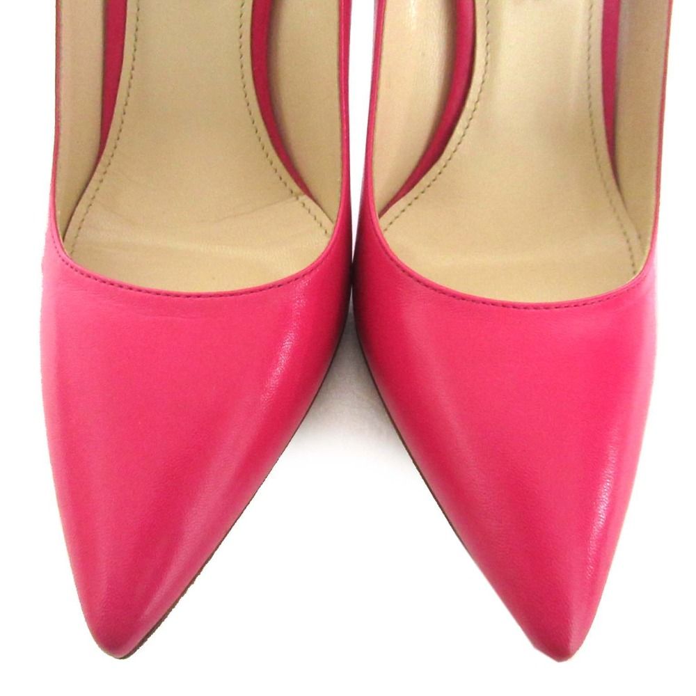 PRADA パンプス　ピンク 新品同様 PRADA プラダ レザー ポインテッドトゥ ハイヒール パンプス