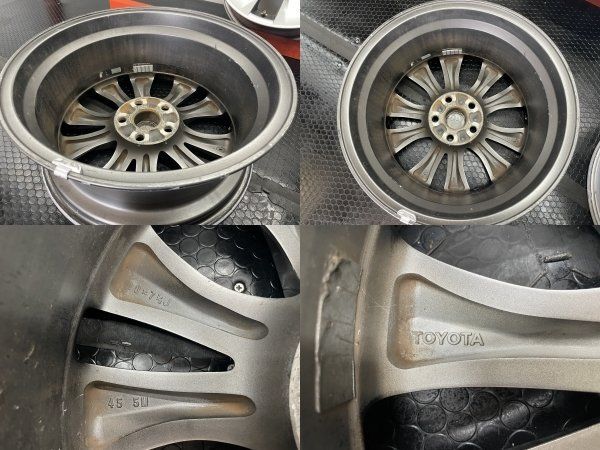 TOYOTA トヨタ 20アルファード/ヴェルファイア 純正ホイール 18インチ 4本 7.5J4HPCD114.3+45 ハイグロス　(SHB012) TOYOTA トヨタ 20アルファード/ヴェルファイア 純正ホイール 18インチ