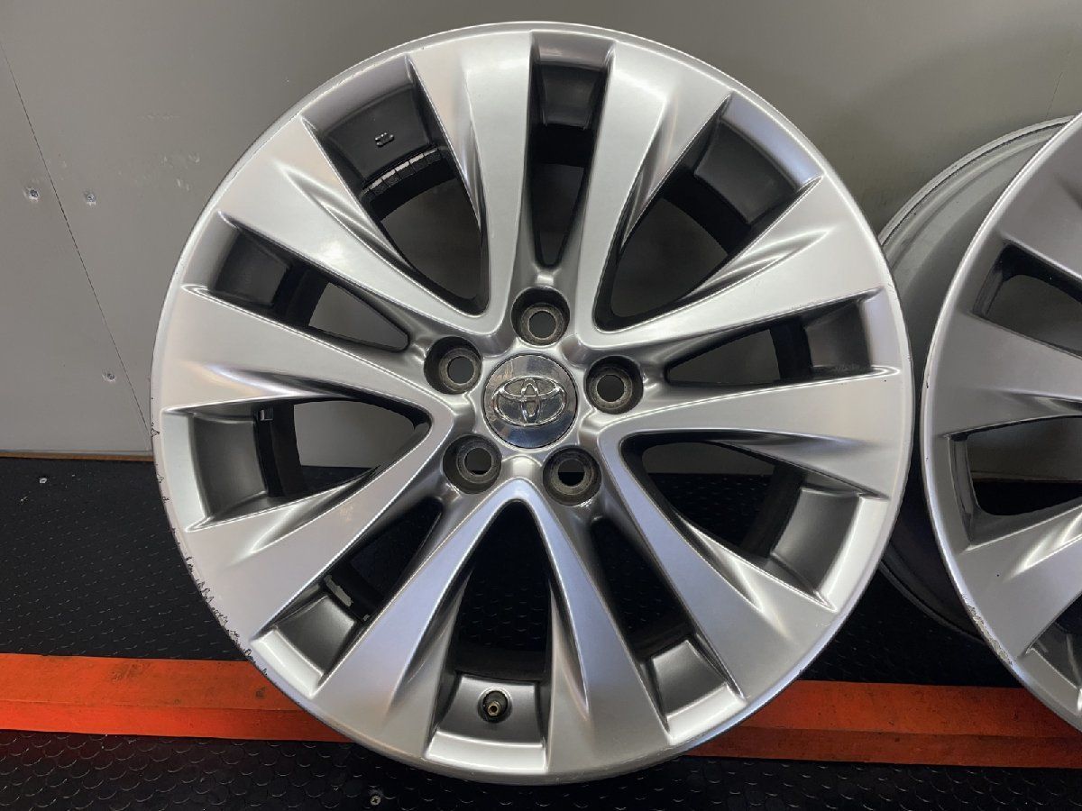 トヨタ純正18インチアルミ　20ヴェルファイア等 良好品】トヨタ 20 アルファード ヴェルファイア 後期 純正 18in 7.5J