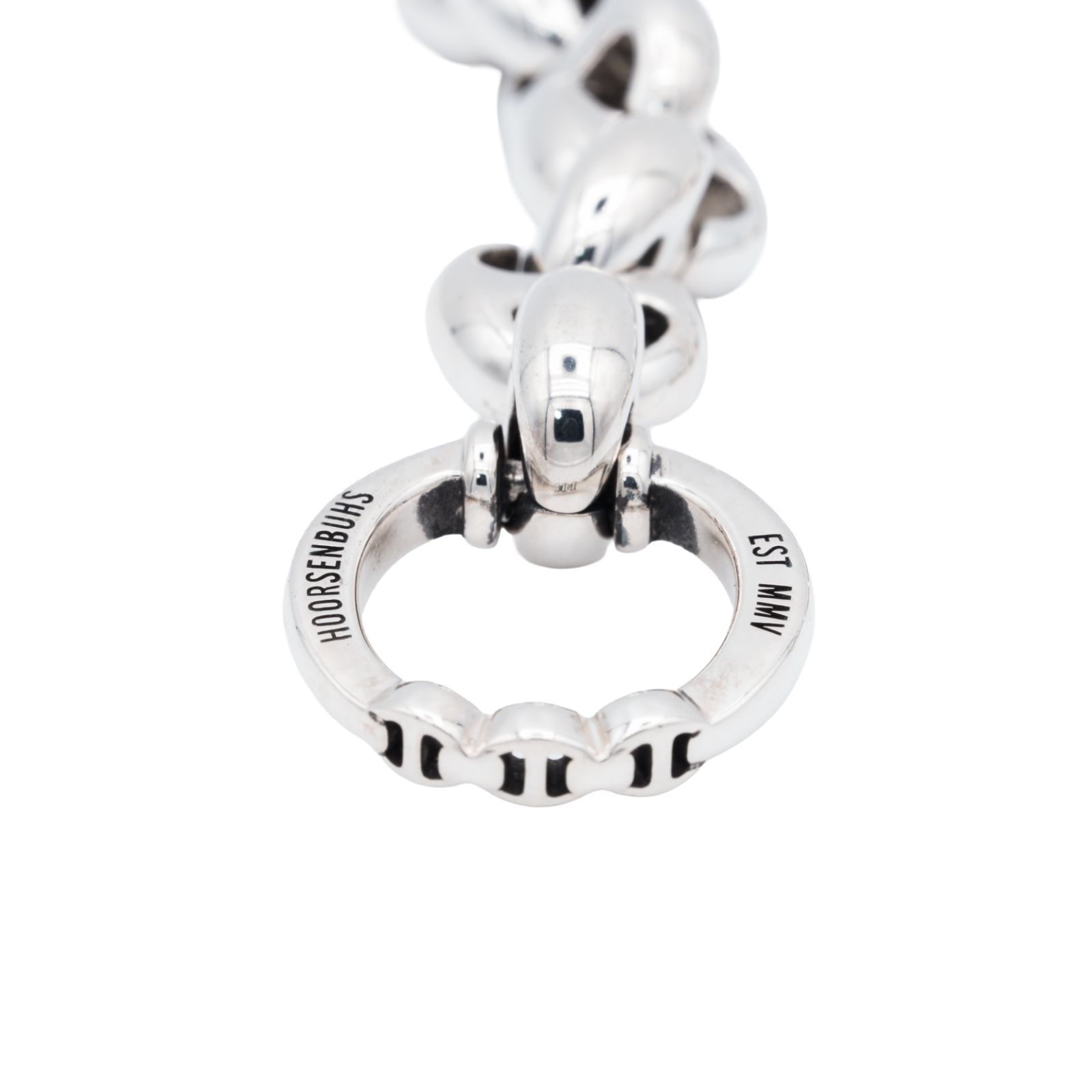 新品】HOORSENBUHS ホーセンブース 10mm Open Link Bracelet Silver