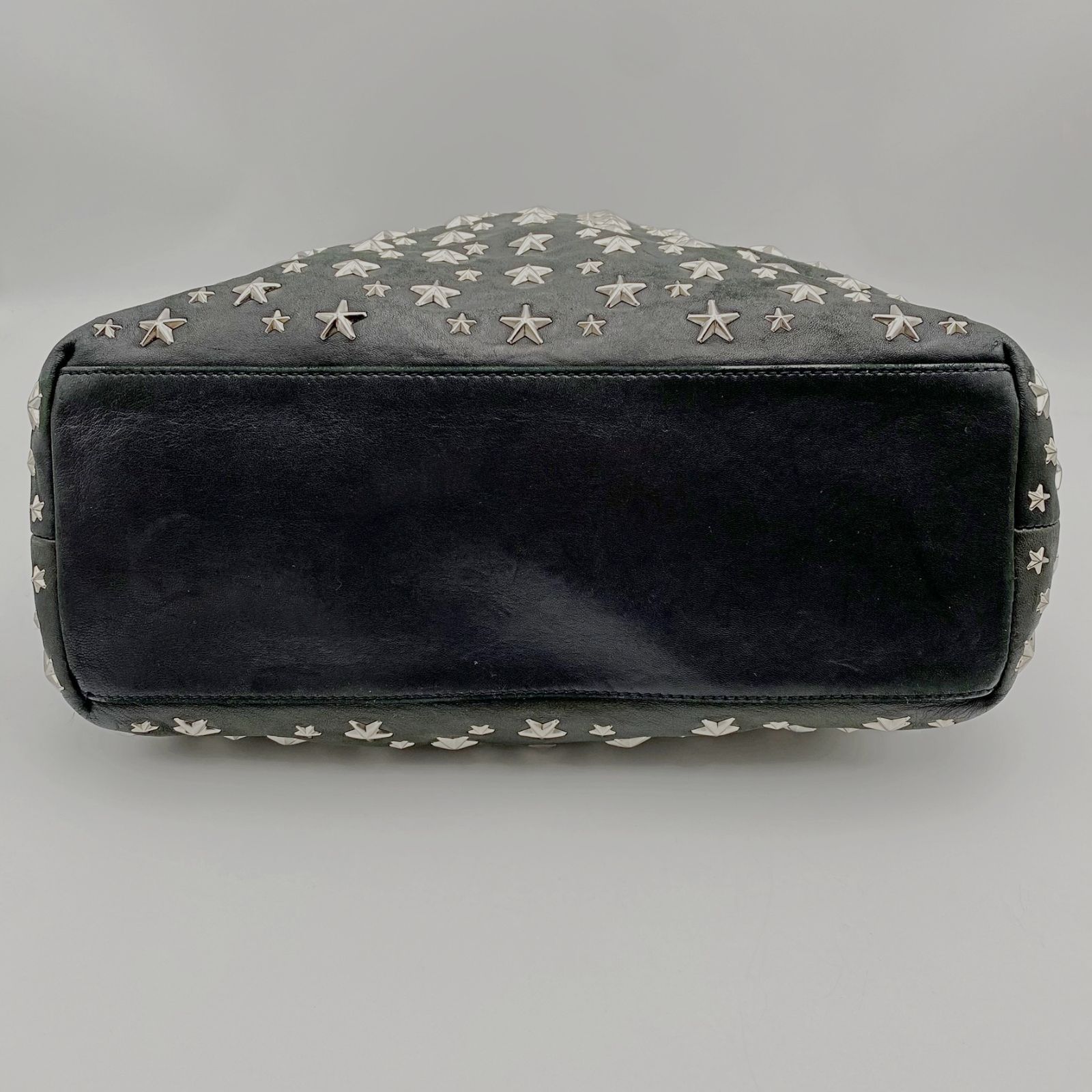 美品】ジミーチュウ ソフィアL スタースタッズ トートバッグ レザー