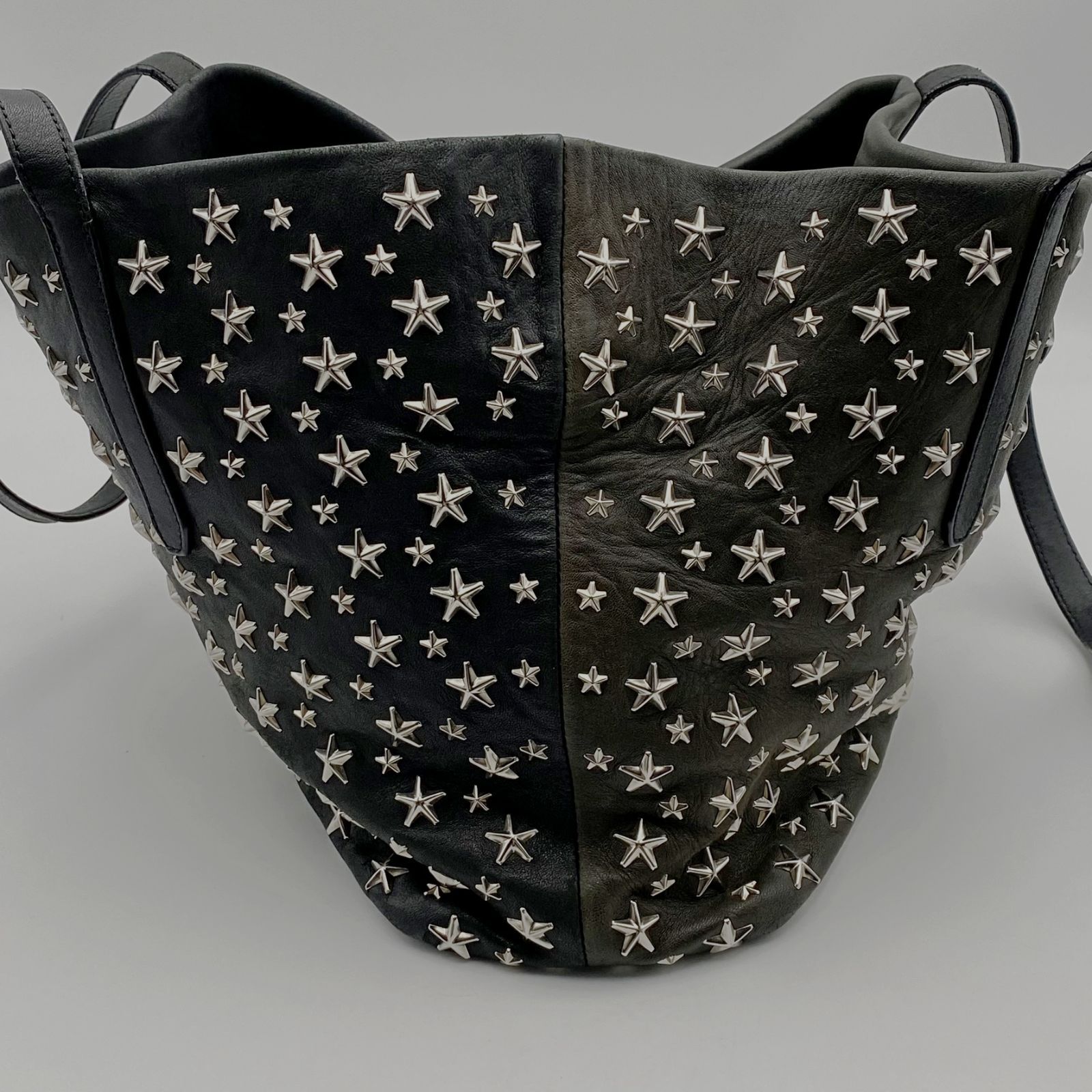 美品】ジミーチュウ ソフィアL スタースタッズ トートバッグ レザー