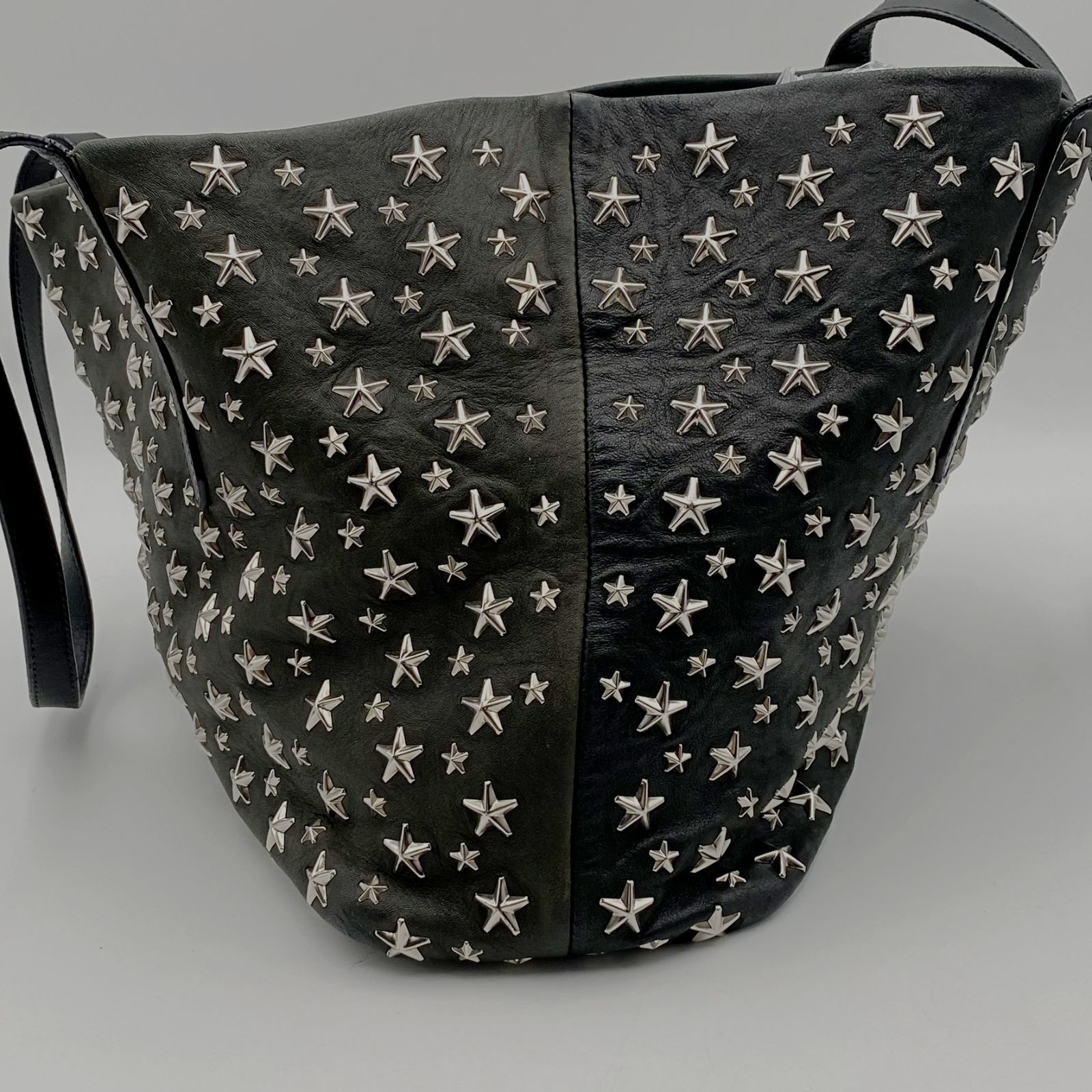 美品】ジミーチュウ ソフィアL スタースタッズ トートバッグ レザー