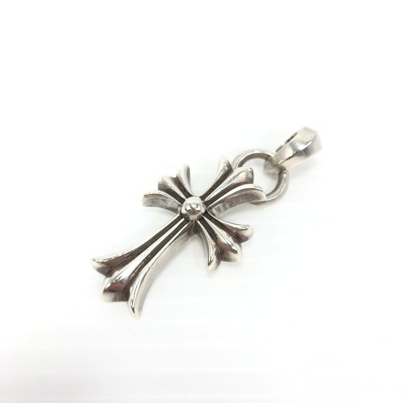 ★クロム★ 中古品】CHROME HEARTS クロムハーツ スモールCHクロスWベイル