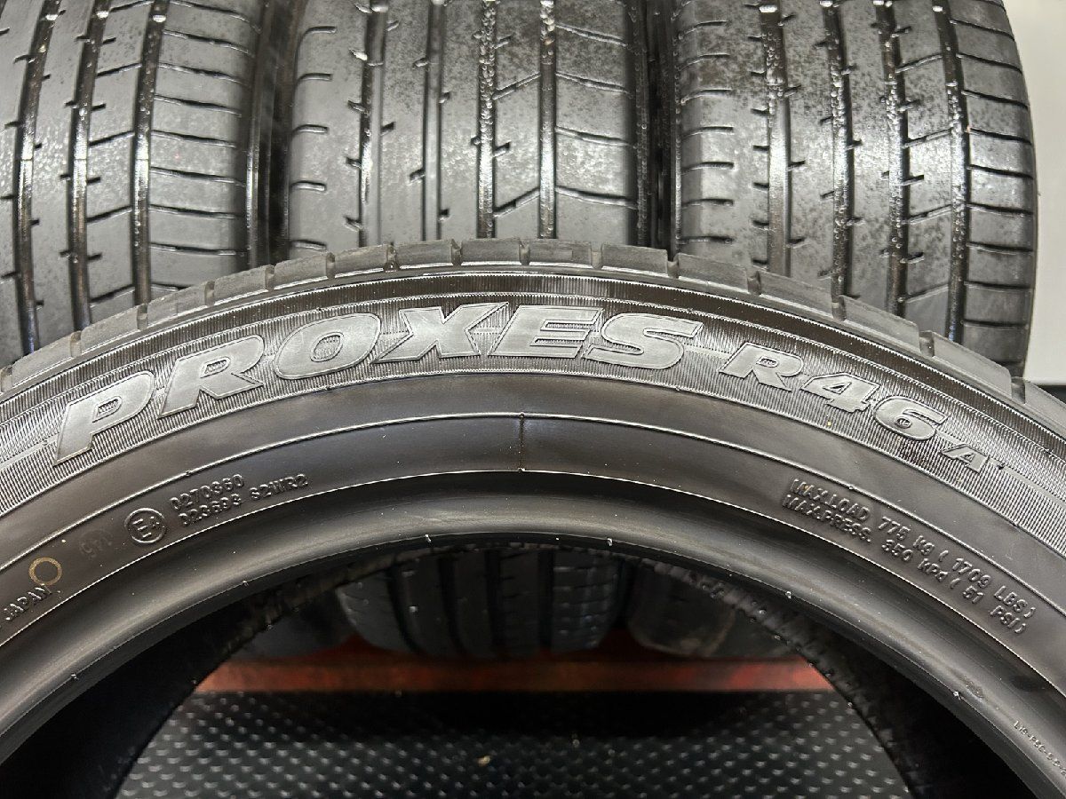 走行短め】TOYO PROXES R46A 225/55R19 19インチ 夏タイヤ 4本 23年製