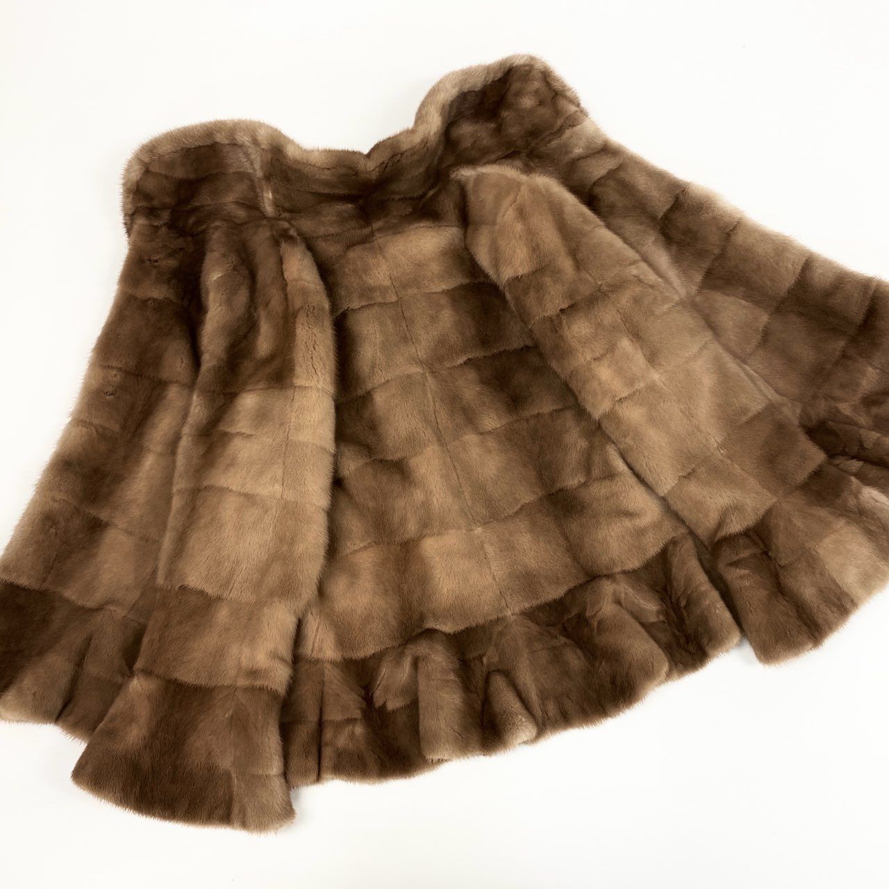 52k19 Taehyun Fur パステルミンク ミンクコート ハーフコート 最高級