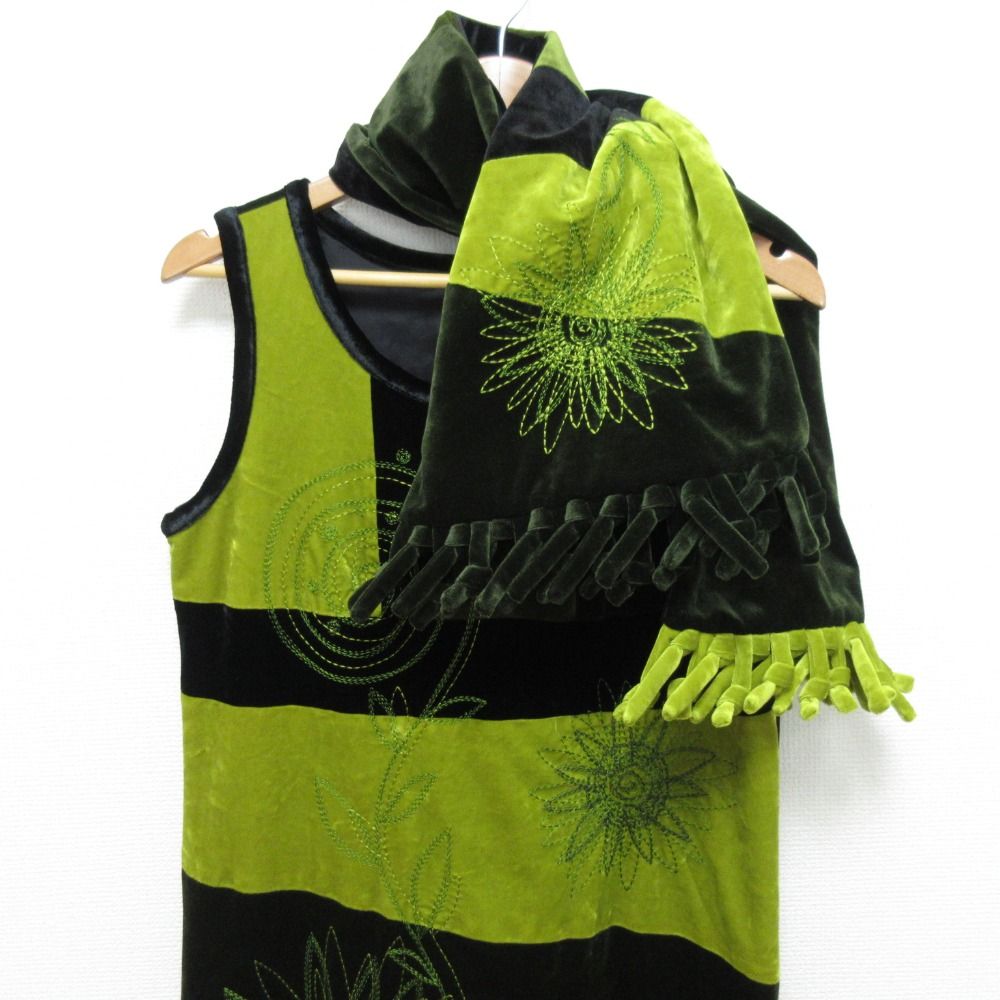 美品 TOKUKO 最新 1erVol トクコプルミエヴォル マフラー付き エン  