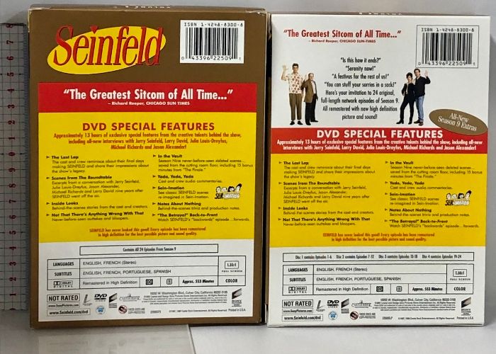 未使用美品　アメリカ版　となりのサインフェルド　Seinfeld 全DVD 未使用美品 アメリカ版 となりのサインフェルド Seinfeld 全DVD 未使用美