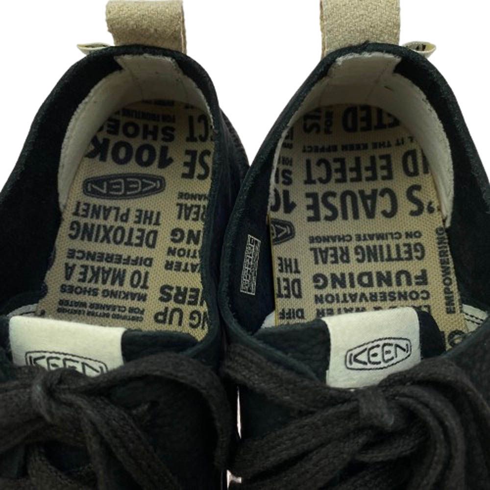 KEEN キーン 1026459 MOSEY DERBY LEATHER モージー ダービー レザー ローカット スニーカー ブラック系 7【極上美品】【中古】 KEEN キーン 1026459 MOSEY DERBY LEATHER モージー ダービー レザー