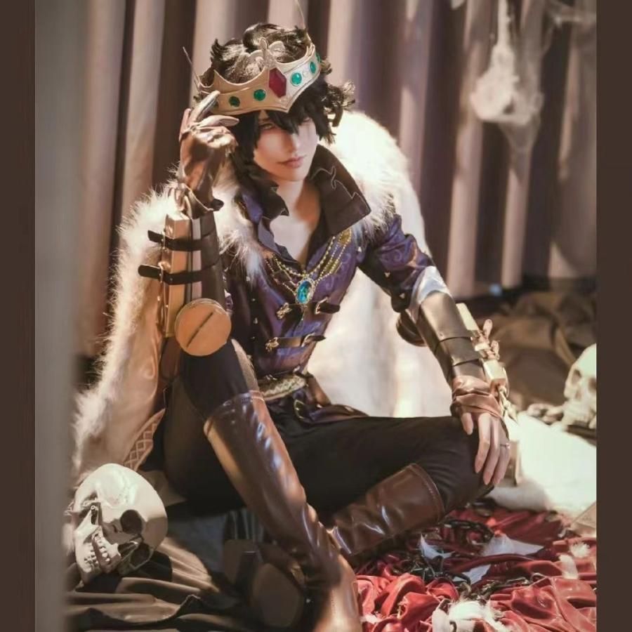 ♥ 初獣猫 第五人格 病患 金皮 求生者 逃罪之人 コスプレ衣装 男性用 フルセット meilu 51209