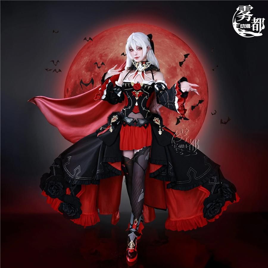 ♥ 霧都アニメ 崩壊3 rd テレサ COS衣装 月下誓約 愛以心 コスプレ ゲーム衣装 フルセット meilu 51209