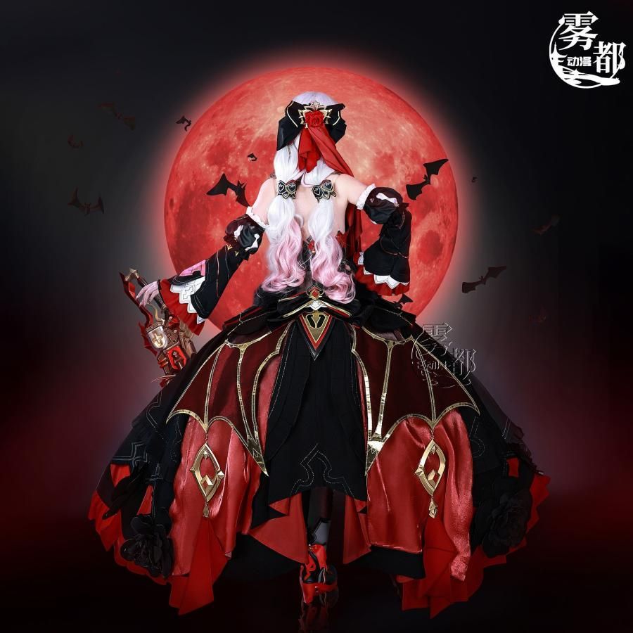 霧都アニメ 崩壊3 rd テレサ COS衣装 月下誓約 愛以心 コスプレ ゲーム衣装 フルセット meilu 51209