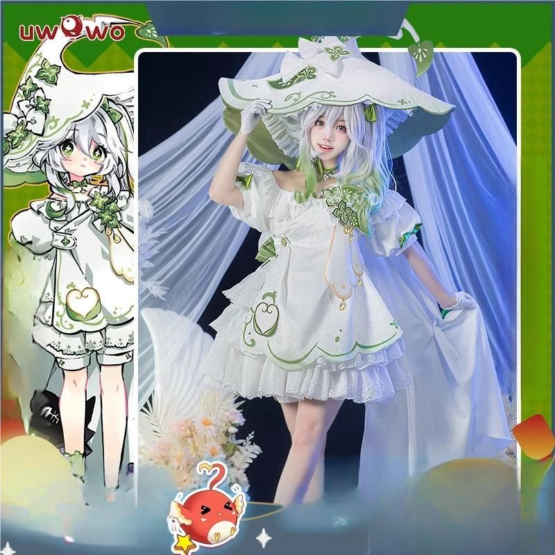高品質 Uwowo悠窩窩 原神 ナヒーダ 魔女 コスプレ 衣装 meilu 51205