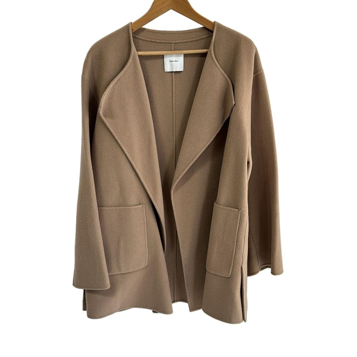 Spick&Span ショートコート　ベージュ　 サイズ36 スピック＆スパン Spick & Span ソフトツイルショートトレンチコート