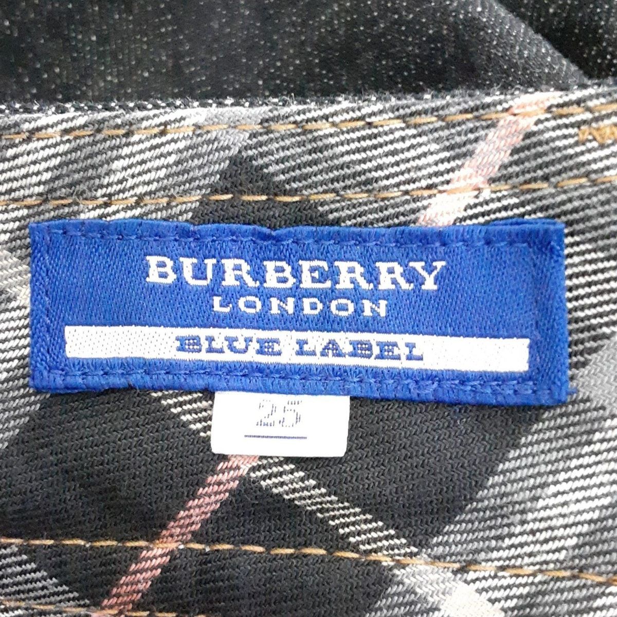 レア美品✨BURBERRY BLUE LABEL y2k デニムキュロット 平成 BURBERRY BLUE LABEL y2k デニムキュロット 平成 BURBERRY BLUE LABEL