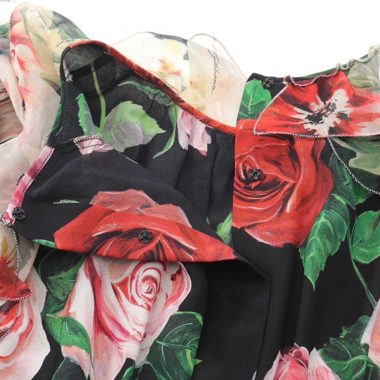 ドルチェアンドガッバーナ DOLCE & GABBANA ワンピース シルク 花柄