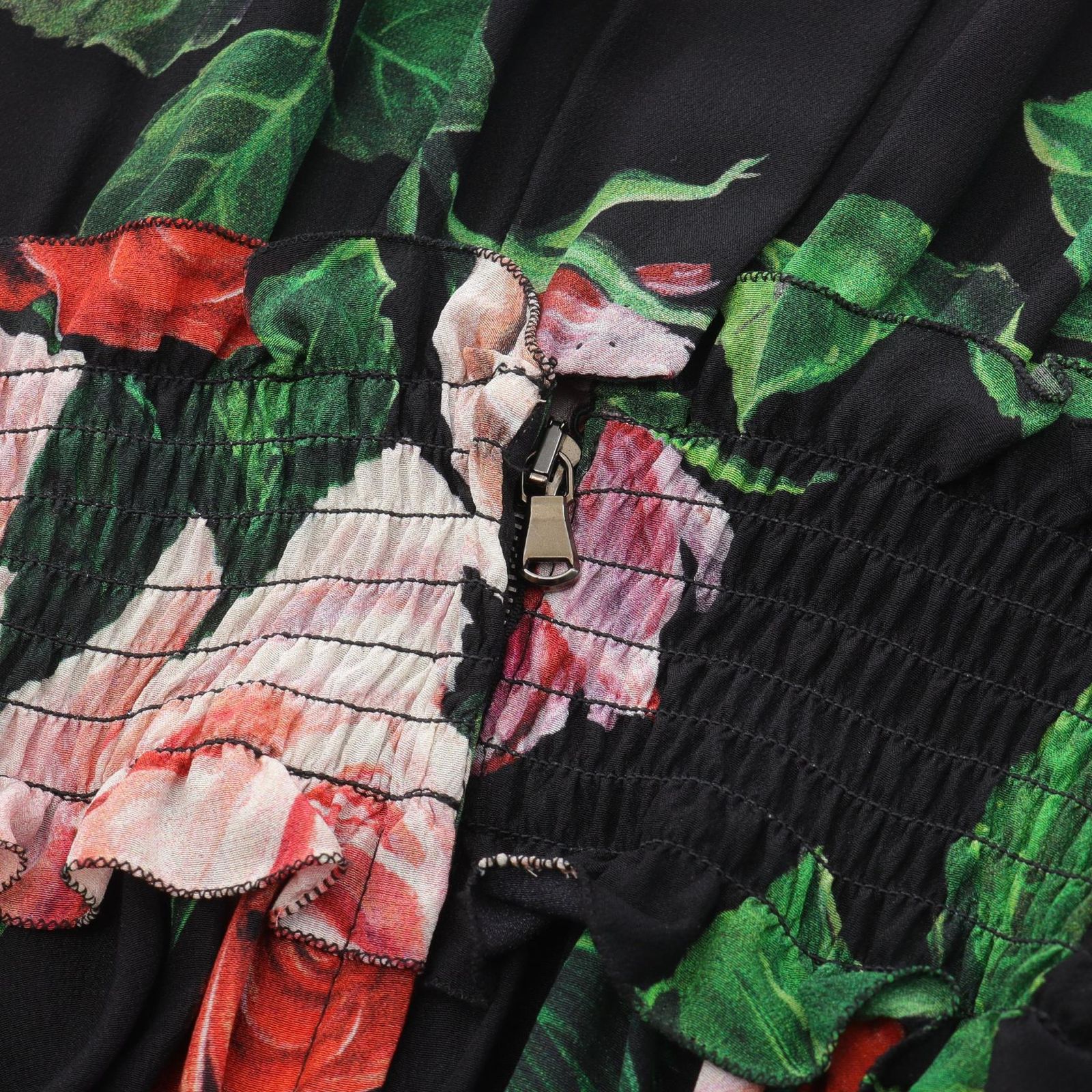 DOLCE&GABBANA　花柄　シルク　ワンピース DOLCE&GABBANA 花柄 シルク ワンピース ドルチェ＆ガッバーナ