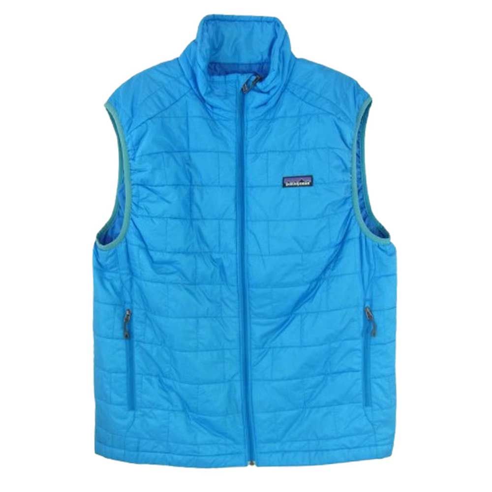 patagonia パタゴニア PRIMALOFT ナノパフ 中綿 ベスト ブルー系 M